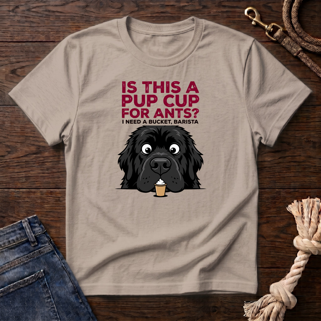 Pup Cup or Bucket Newfoundland T-Shirt