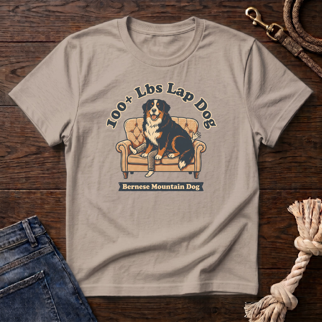 Old Timey Lap Dog Bernese Mtn Dog T-Shirt