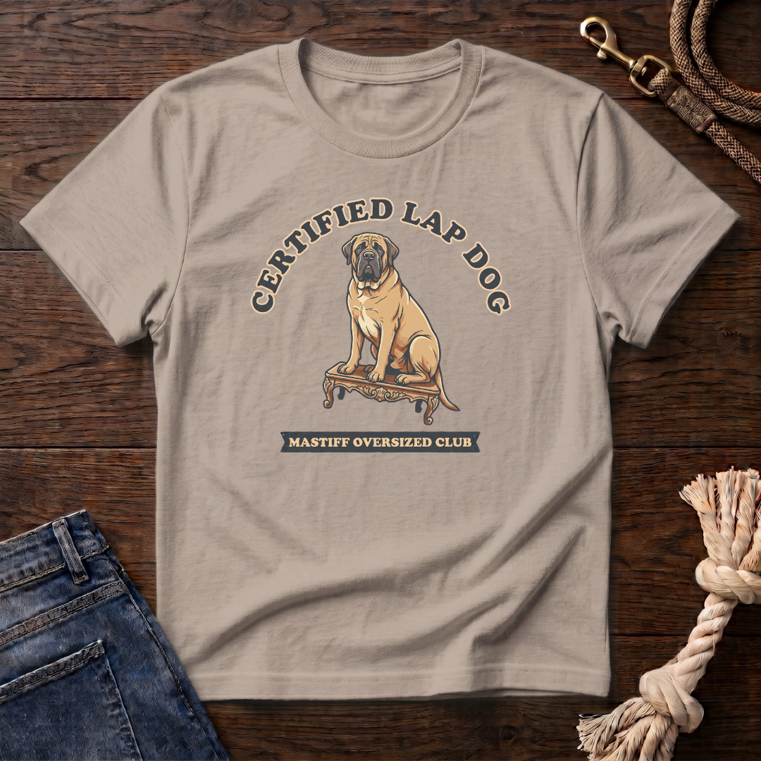 Old Timey Lap Dog Mastiff T-Shirt