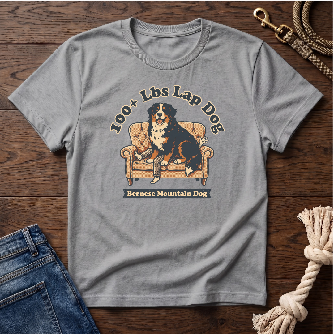 Old Timey Lap Dog Bernese Mtn Dog T-Shirt