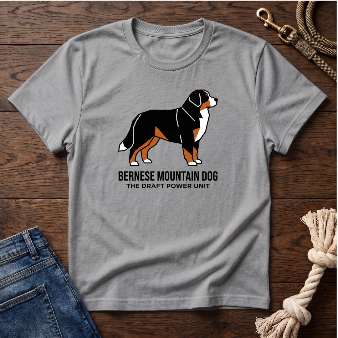 Bernese Mtn Dog Draft Power Unit T-Shirt