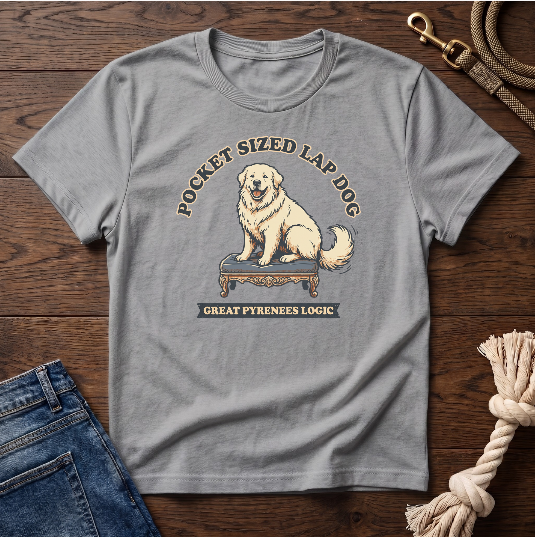 Old Timey Lap Dog Great Pyrenees T-Shirt
