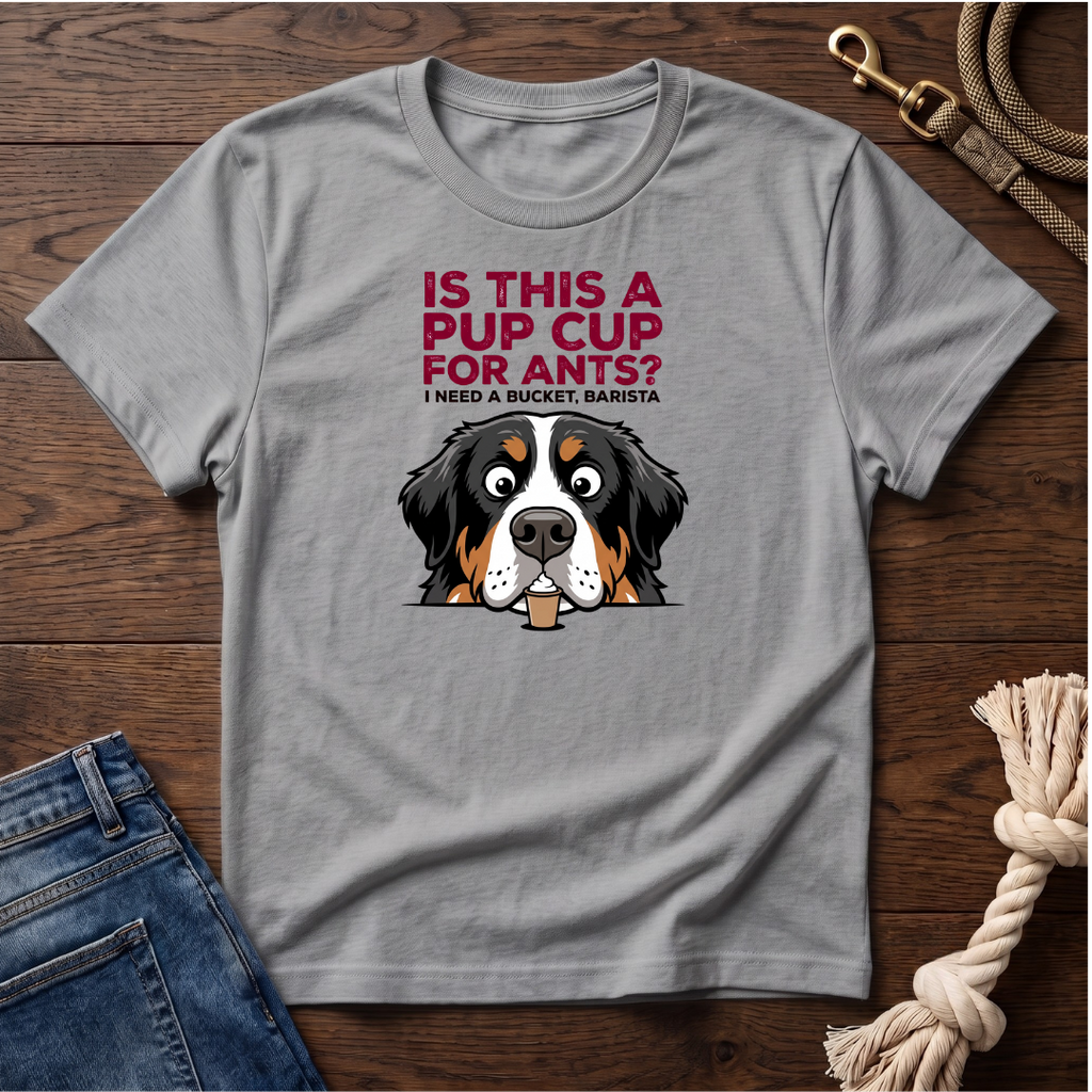 Pup Cup or Bucket Bernese Mtn Dog T-Shirt