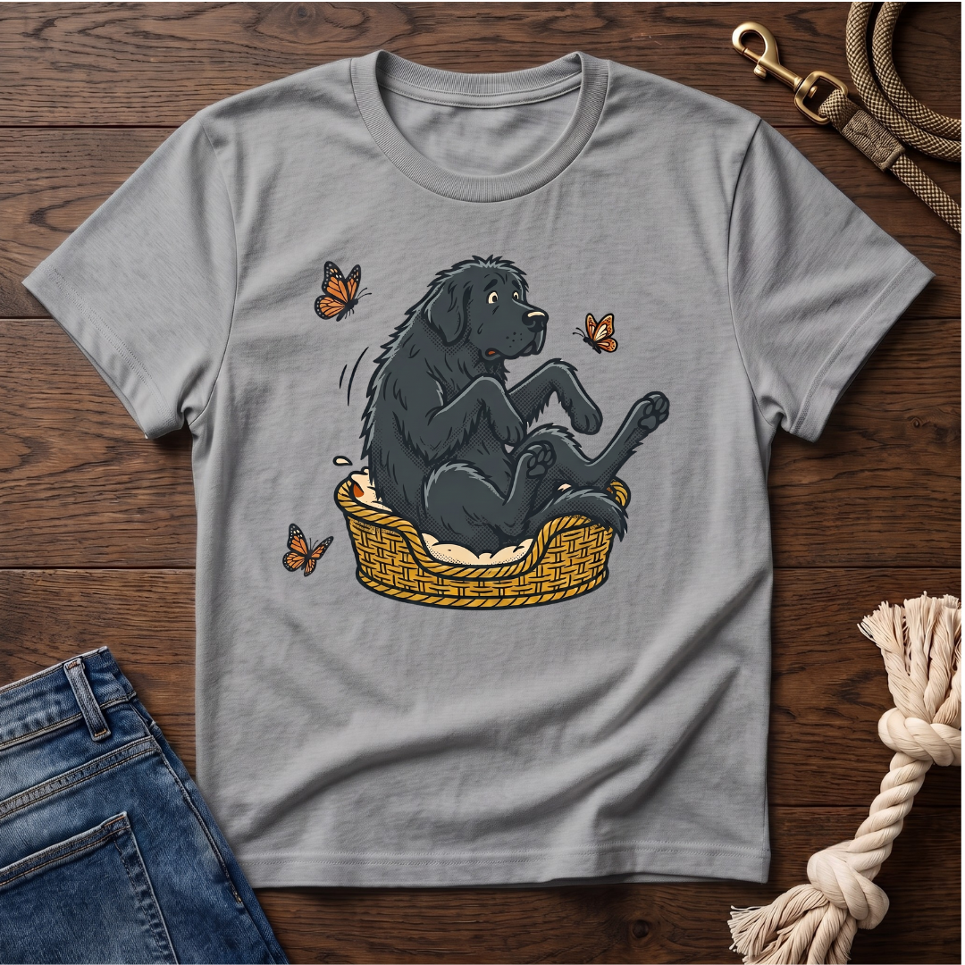 Newfoundland in a Basket T-Shirt