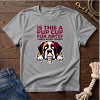 Pup Cup or Bucket St. Bernard T-Shirt