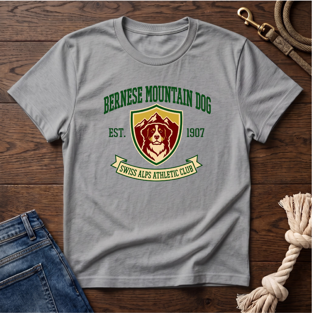 Varsity Bernese Mtn Dog T-Shirt