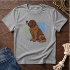 Butterfly on Newfoundland Nose T-Shirt