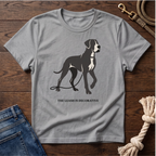 Decorative Leash Great Dane T-Shirt