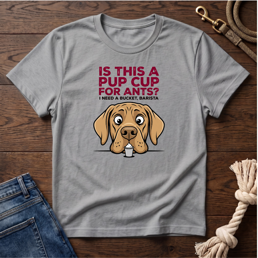 Pup Cup or Bucket Great Dane T-Shirt