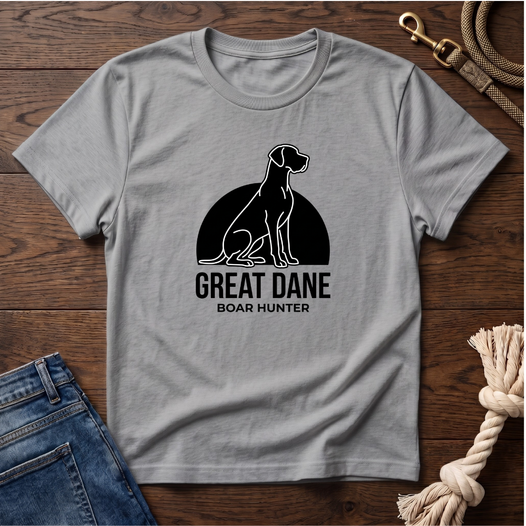 Great Dane Boar Hunter T-Shirt