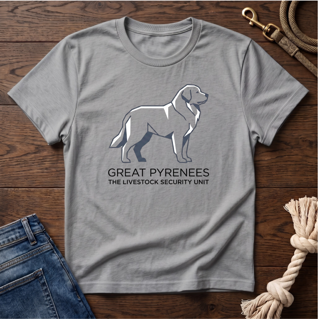 Great Pyrenees Livestock Security Unit T-Shirt