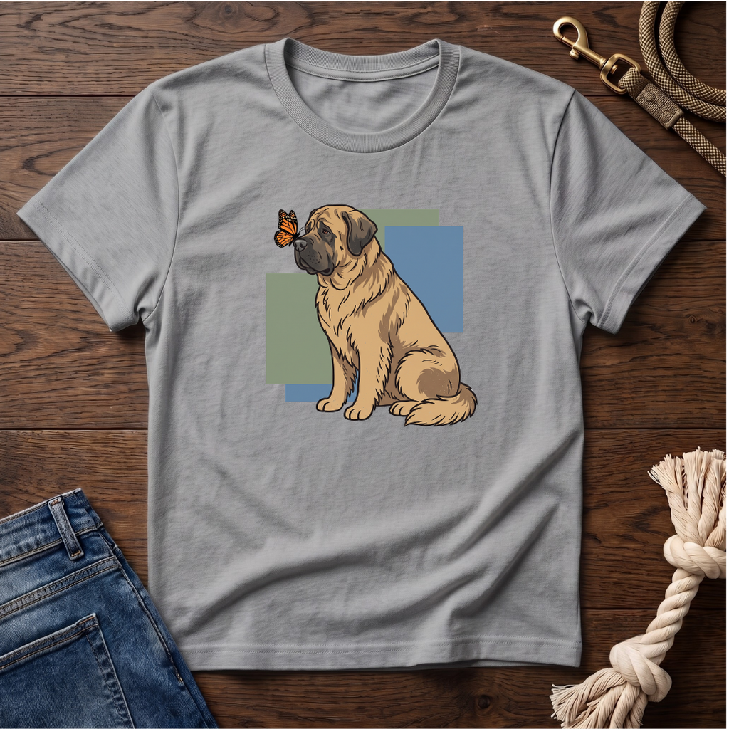 Butterfly on Mastiff Nose T-Shirt