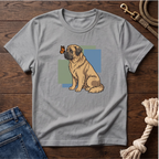 Butterfly on Mastiff Nose T-Shirt