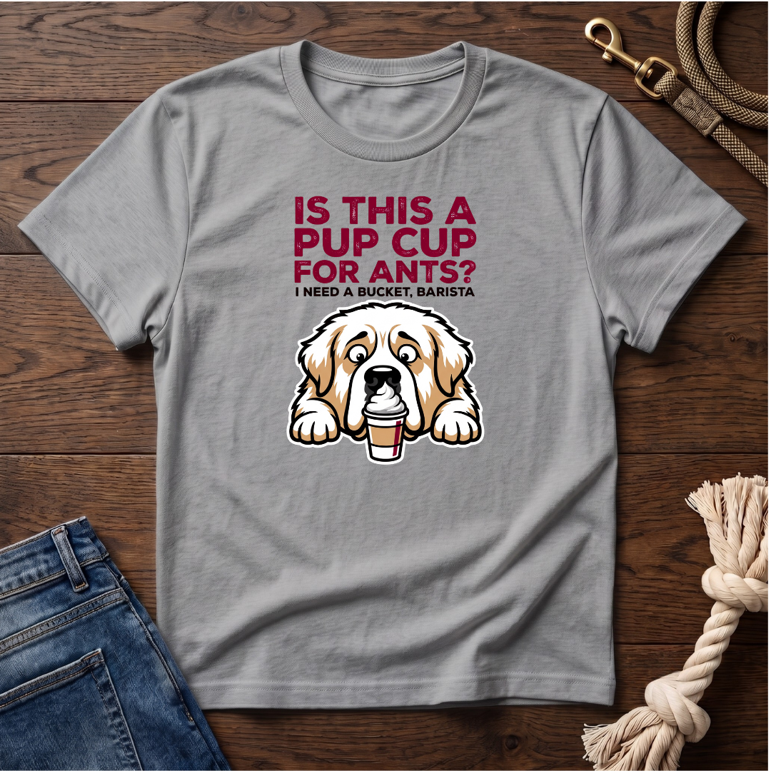 Pup Cup or Bucket Great Pyrenees T-Shirt