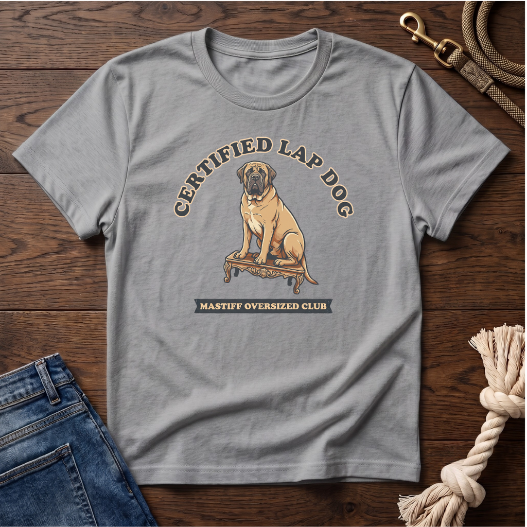 Old Timey Lap Dog Mastiff T-Shirt
