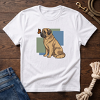 Butterfly on Mastiff Nose T-Shirt