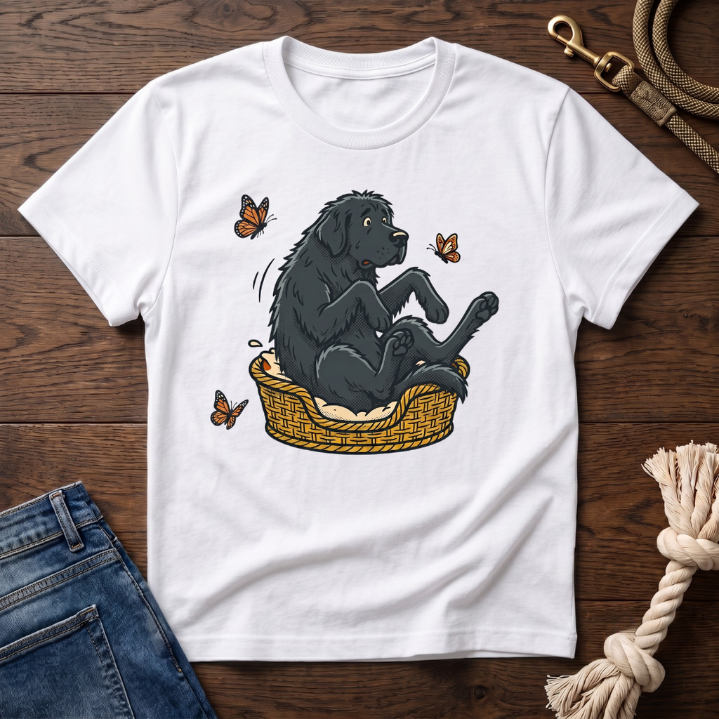 Newfoundland in a Basket T-Shirt