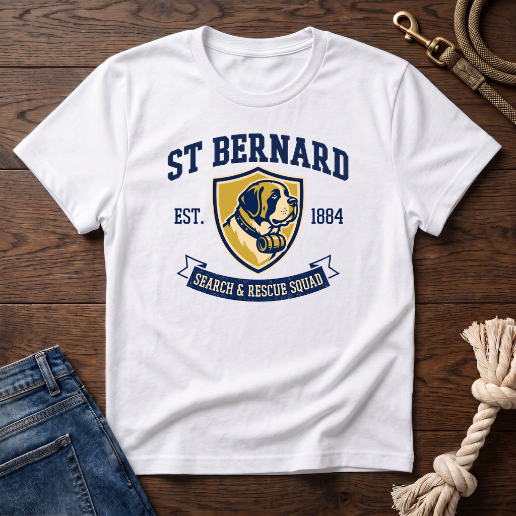 Varsity St. Bernard T-Shirt