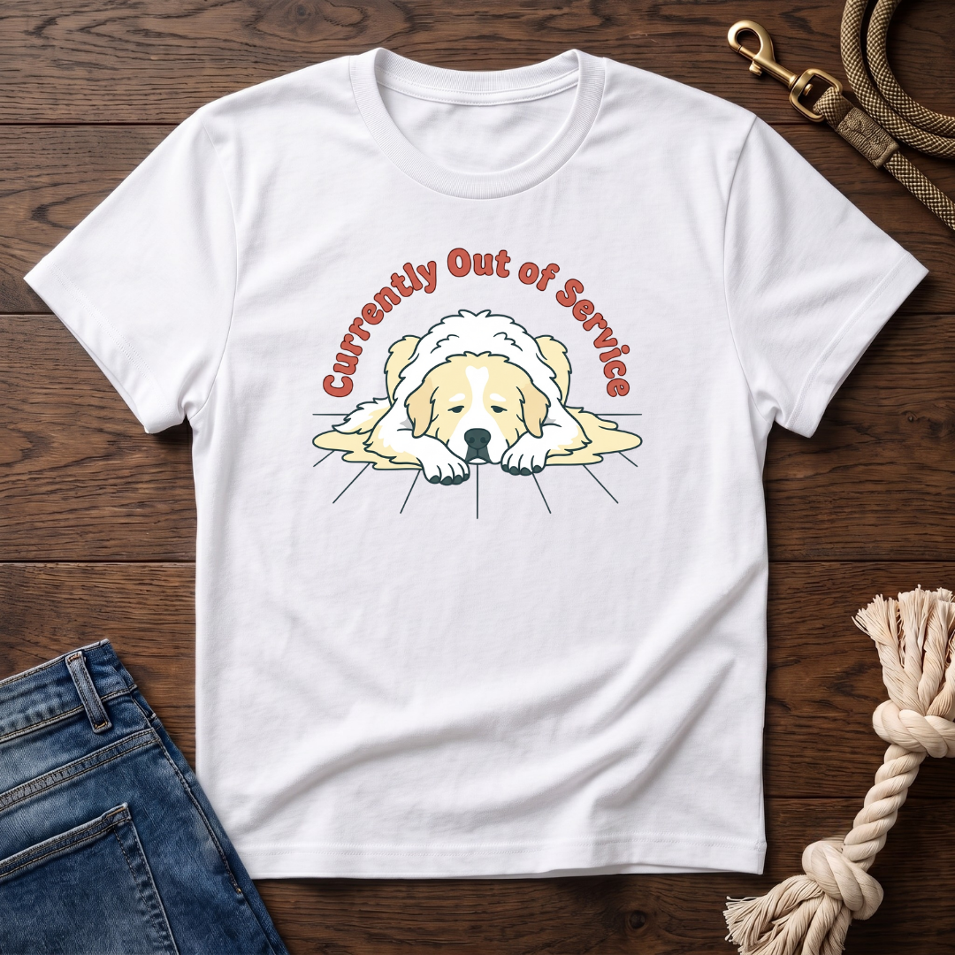 Great Pyrenees Out of Service T-Shirt