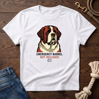 Emergency Barrel St. Bernard T-Shirt