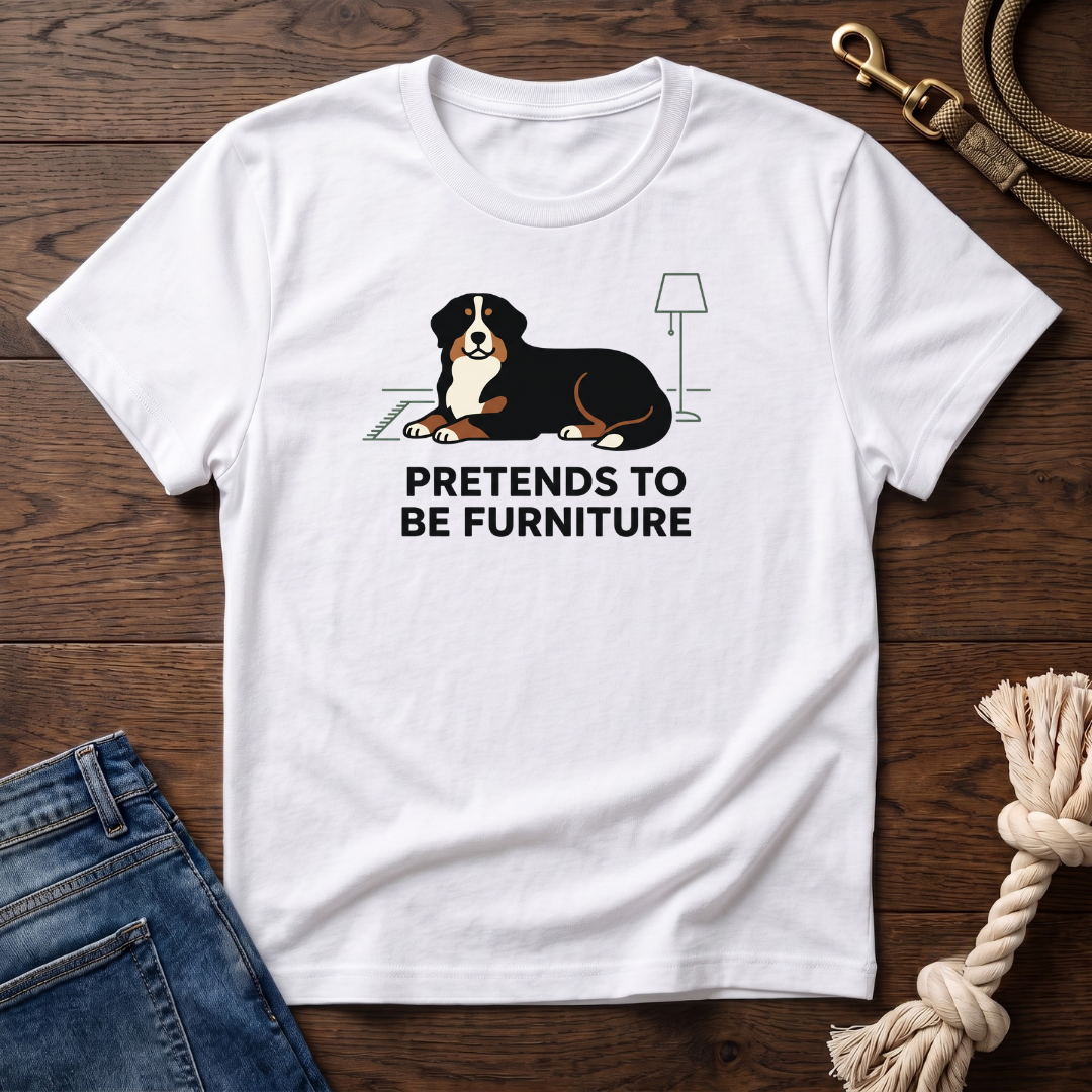 Pretend Furniture Bernese Mtn Dog T-Shirt