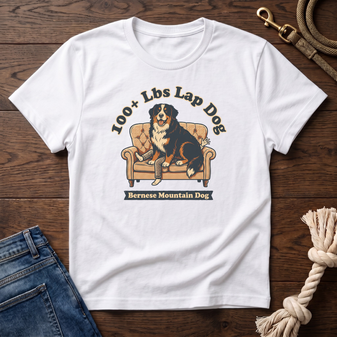 Old Timey Lap Dog Bernese Mtn Dog T-Shirt