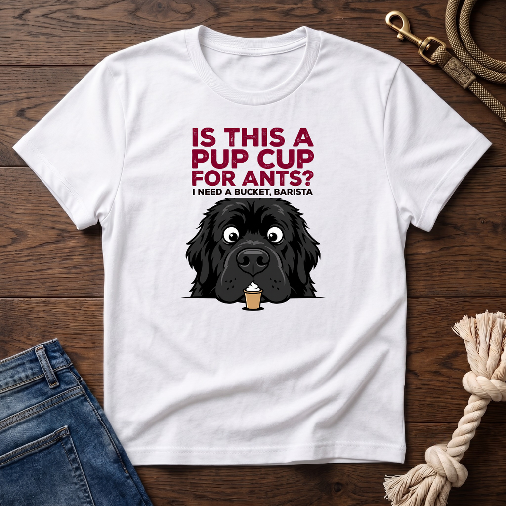 Pup Cup or Bucket Newfoundland T-Shirt