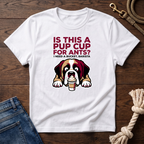 Pup Cup or Bucket St. Bernard T-Shirt