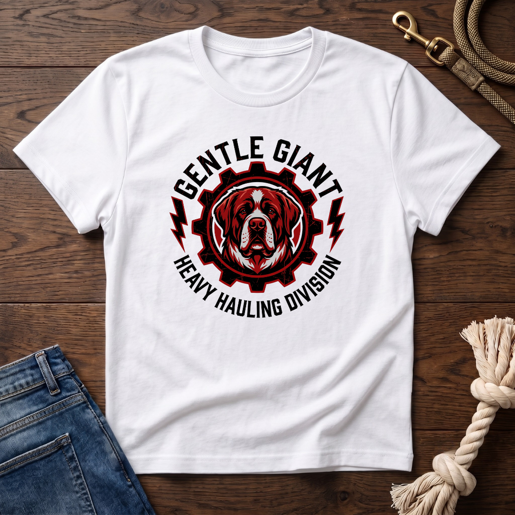 Heavy Hauling St. Bernard T-Shirt