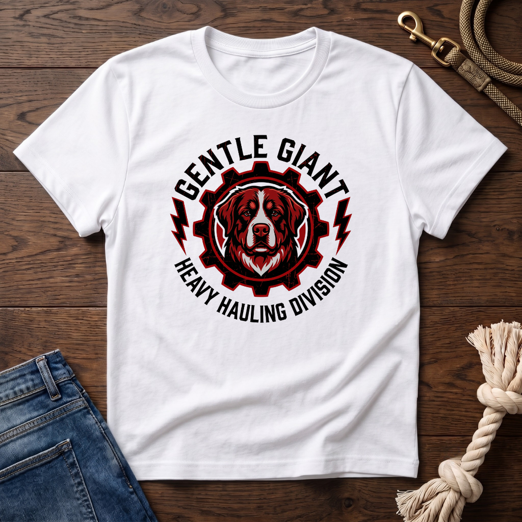 Heavy Hauling Bernese Mtn Dog T-Shirt