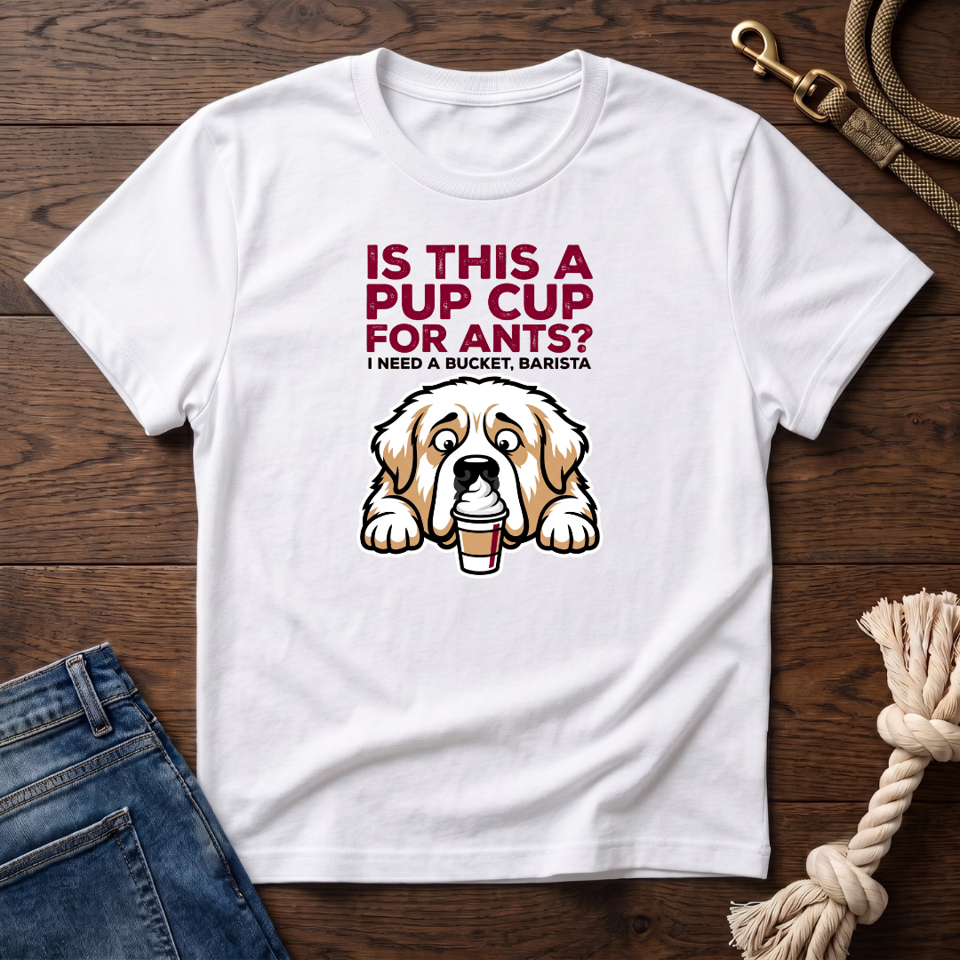 Pup Cup or Bucket Great Pyrenees T-Shirt