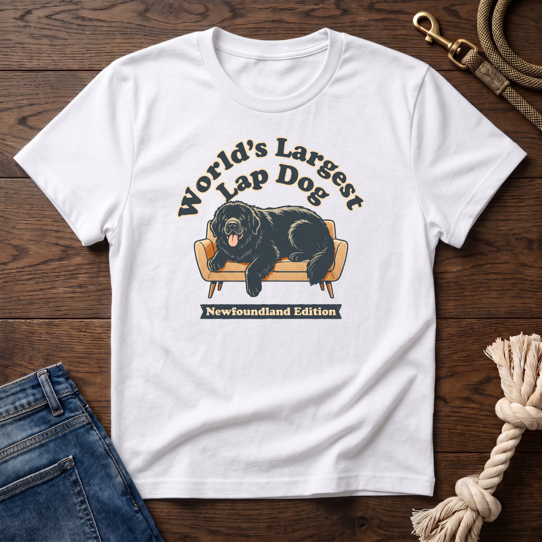 Old Timey Lap Dog Newfoundland T-Shirt