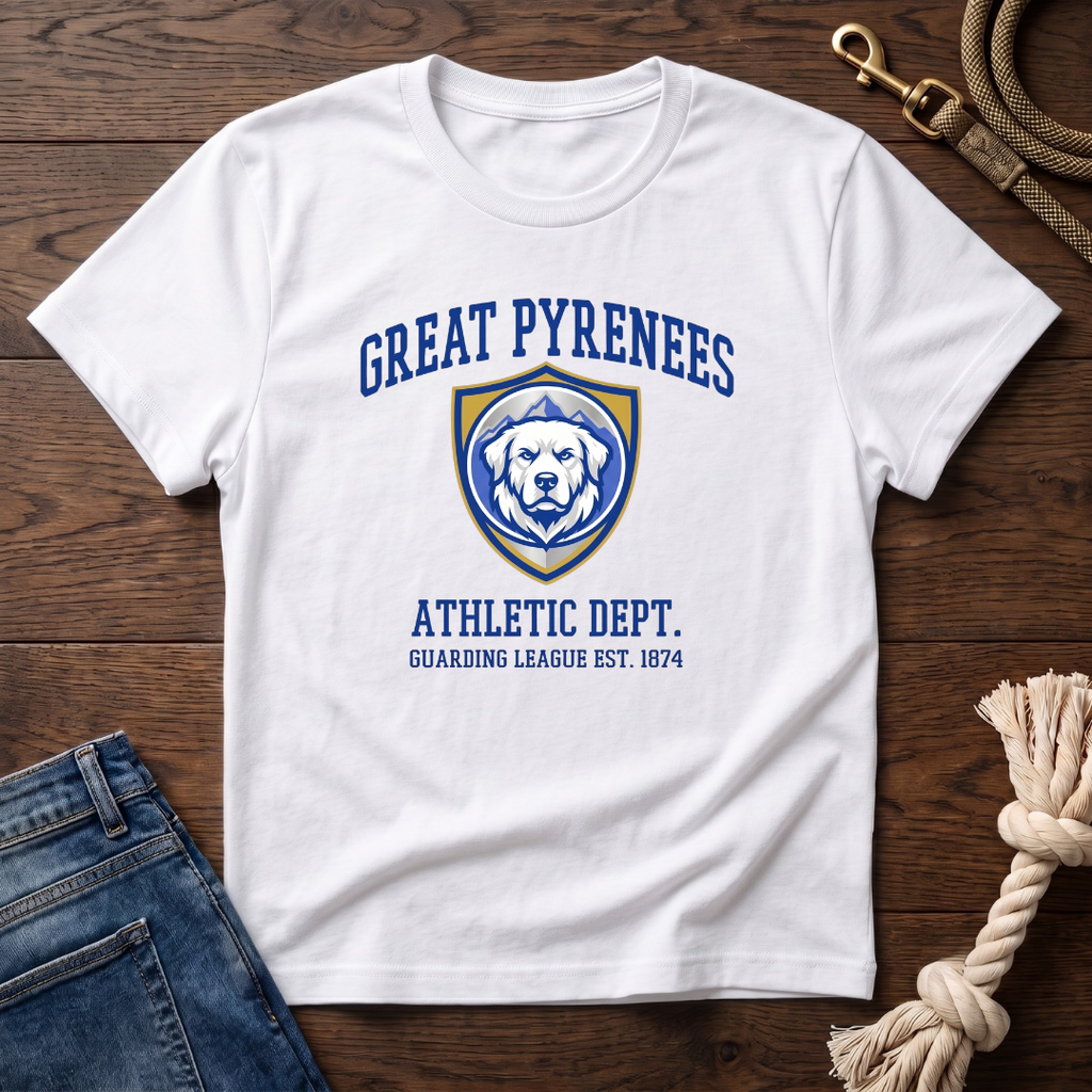 Varsity Great Pyrenees T-Shirt