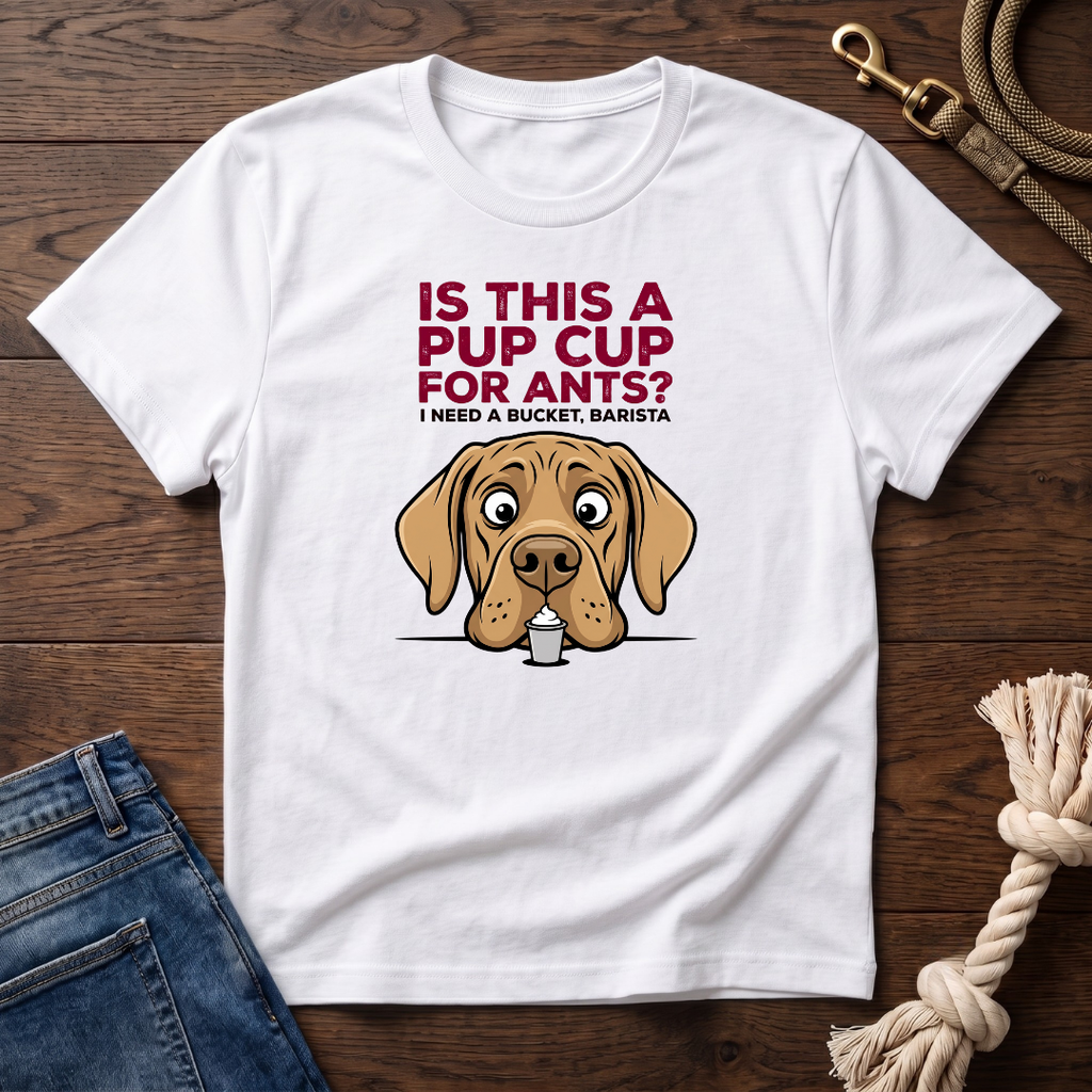 Pup Cup or Bucket Great Dane T-Shirt