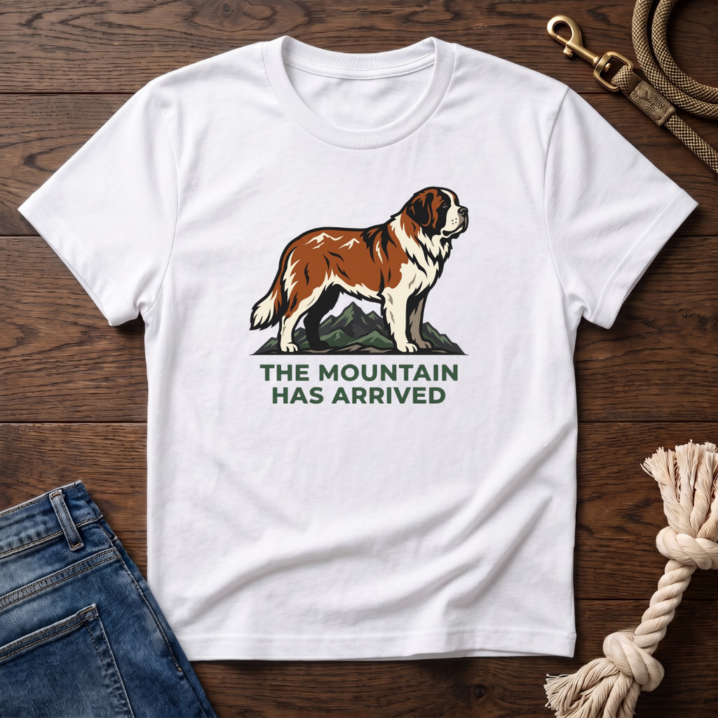 Mountain Arrival St. Bernard T-Shirt