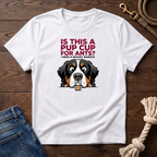 Pup Cup or Bucket Bernese Mtn Dog T-Shirt